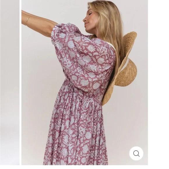 Daughters of India - Kyra Midi Dress - Musk - Picture 3 of 5